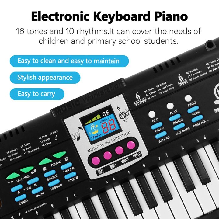 MQ%2061%20Keys%20Electronic%20Piano%20Digital%20Music%20Electronic%20Keyboard%20Musical%20Instrument%20Gift%20with%20Microphone%20for%20Kids%20Beginners%20-%20Image%203