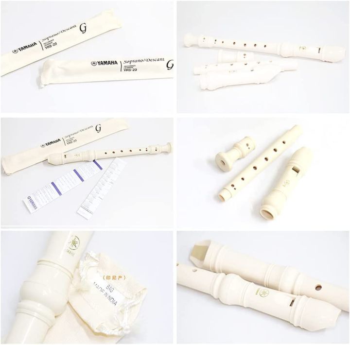 Yamaha%20YRS-23%20Soprano%20Recorder%202%20Year%20Warranty%20German%20Fingering,%20Natural%20Flute%20Recorder%20Flute%20for%20Western%20band%20%20school%20band%20-%20Image%203