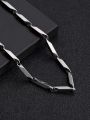 Fashion Frill Men's Double Coated Popular Stainless Steel Silver Chain For Men Boys Girls Stylish Necklaces Silver Chain Anniversary Love Gift For Husband Unisex Chains. 