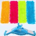 [Replacement Cloth For Chenille Flat Mop Head] [Household Dust Removal Cleaning And Reusable Microfiber Mop Replacement Head] [Microfiber Cleaning Pads]. 