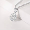 PQH KONG Jewellery Original 925 Sterling Silver Necklace Women Men Transfer Beads Pendant Pure Silver Pendant Jewelry Gift Set Women Birthday Rantai Leher Viral Silver 925 Lelong Rantai Leher Perempuan Silver. 