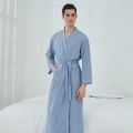 Bathrobe for Men Woman Long Absorbent Terry Bath Robe Kimono Men Towel Bathrobe Solid Sleepwear Women Dressing Gown. 