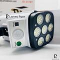 Solar Light (2 × BATTERY) LED Solar Powered Lamp LED COB - CCTV Camera Model - Security - Solar Light Outdoor Street Spotlight - Garden Solar Wall Lamp. 