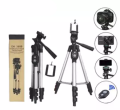 New DK 3888 Bluetooth Tripod + Portable Tripod Aluminum 330A + Portable TF-3110 Tripod Camera Stand And Mobile Stand  +DK 3888 Portable & Amp; Foldable Camera Mobile Tripod With Bluetooth Wireless Remote. 