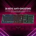 FANTECH K613L | K614L 104 Keys Profession Gaming Keyboard USB English Backlight Keyboard. 