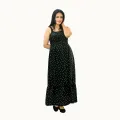Full Smock Dot Design Women Long Frock. 
