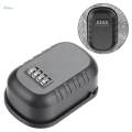 Strong Alloy Hidden Key Lockbox Black. 