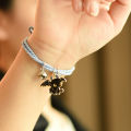 Cute Little Devil Couples Distance Matching Bracelets 2-Piece Set for Friendship and Charm. 