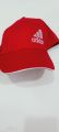 ajestable red adidas quality logo cap. 