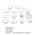Finger Rings Fine Workmanship Rhinestone Finger Rings Jewelry Gift. 