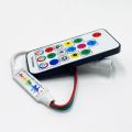 Home Addressable Music Led Controller 17Keys DC5-24V RGB Led Strip Light DC/USB 3Pin Mini RF Remote Controller for WS2812B WS2811 5050. 