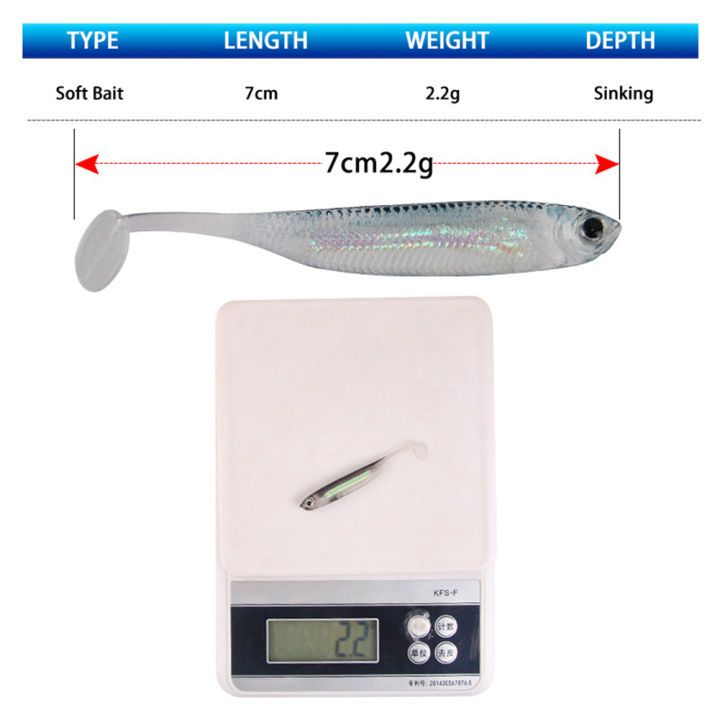 5PCS%20Soft%20Lures%20Easy%20Shiner%20Double%20Color%20Artificial%20Bait%207cm%20Yellow%20-%20Image%205