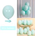 Mint Green Colored Party Pastel Latex Balloons 50 Pcs for Birthday Wedding Engagement Anniversary Christmas Festival any Friends & Family Party Decorations-pastel balloon. 