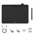 10 Graphics Drawing Tablet,UGEE S1060 Pen Tablet Art Pad with 12 Shortcut Keys, 8192 Level Work for Mac, Android Phone/windows. 