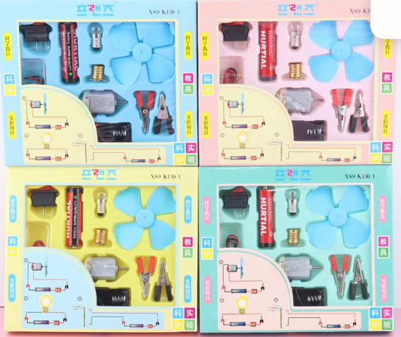 Electronic Science Project Kit for Kids Interesting Project for Kids, dr Light Control Fan Circuit Science DIY Kit Educational