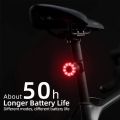 ROCKBROS Q1 Bicycle Tail Light Rear Bicycle Light Rechargeable cycle light Colorful Rear Light Waterproof Bike Taillight bicycle accessories. 