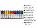 Tube colours 12 colors, water colours set for crafting. 
