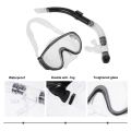 1 Set Dry Snorkel Mask Set Snorkeling Gear with Dry Snorkel Tube and Seal Mask. 