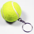 New Design Tennis Ball Key chain Car Key Ring sport chain sliver color Bag pendant KeyChains For Man Women Gift wholesale 17109. 