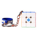 GAN 330 Mini 3x3 Keychain Cube 3x3x3 Gan330 Mini Speedcube Stickerless 3x3 Speed Cube Professional Magic Cube Puzzle Toys. 