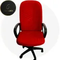 Piyestra High Back Office Chair 55cm x 61cm x 111cm (Lowest) / 122cm (Highest). 