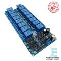 16 Channel Relay Module With Optocoupler Protection LM2596 Power Control Board 5V Relay Module. 