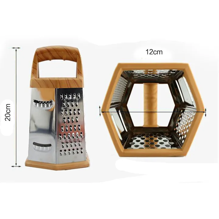 6-Sided%20Stainless%20Steel%20Multipurpose%20Grater%20and%20Slicer%20Wood%20Finish%20-%20Image%202