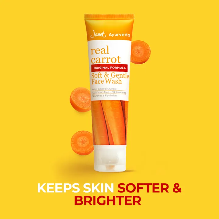 Janet%20Real%20Carrot%20Soft%20&%20Gentle%20Face%20Wash%20100Ml%20-%20Image%203