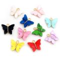 /510pcs 14x16mm Acrylic Butterfly Charms Alloy Metal Charm Pendant For Necklace Bracelet DIY Jewelry Making Accessories Findings. 