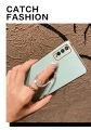 For Vivo Y12s Back Cover + Rhinestone Ring Holder Stand Shiny Plating Square Bumper Girls Phone Case Soft TPU Silicone Shockproof Protective Cover. 