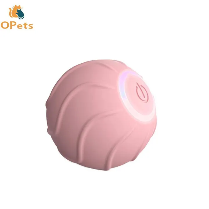 Opets Opets Automatic Cat Teaser Ball Jumping & Rolling Ball Smart Cat Toys Dog Interactive Toys Automatic Bouncing Ball with Light Rechargeable Teasing Kittens Jumping Ball