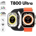 T800 Ultra Calling Smart Watch Heart Rate Monitor Bluetooth Call Multi Sport Mode Fitness Series 8 Smart Band Smartwatch for Mobile / Strap Only (Features T500 T55 i7 i8 HW67 Pro Max Plus T900 116) 194848444 Time_Zone LK. 