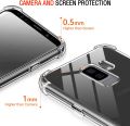For Samsung Galaxy S9 Plus Back Cover Shockproof Transparent Soft TPU Silicone Protector Phone Case with Shock Absorption Bumper Corners. 