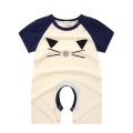 Newborn Baby Boys Girls Romper Short Sleeve Jumpsuit Breathable Bodysuit Cartoon Infant Clothes. 