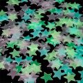 50Pc Glow in The Dark 3D Stars Wall Stickers Luminous Fluorescent Plastic Wall Stickers Murals Decals for Art Bedroom Room Decor. 