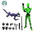 Lumina Poseable Robot Ornament Multi-jointed Robot Dog Action Figure Movable 3d Printed Model for Kids Adults Perfect Gift Robot Doll Decoration. 
