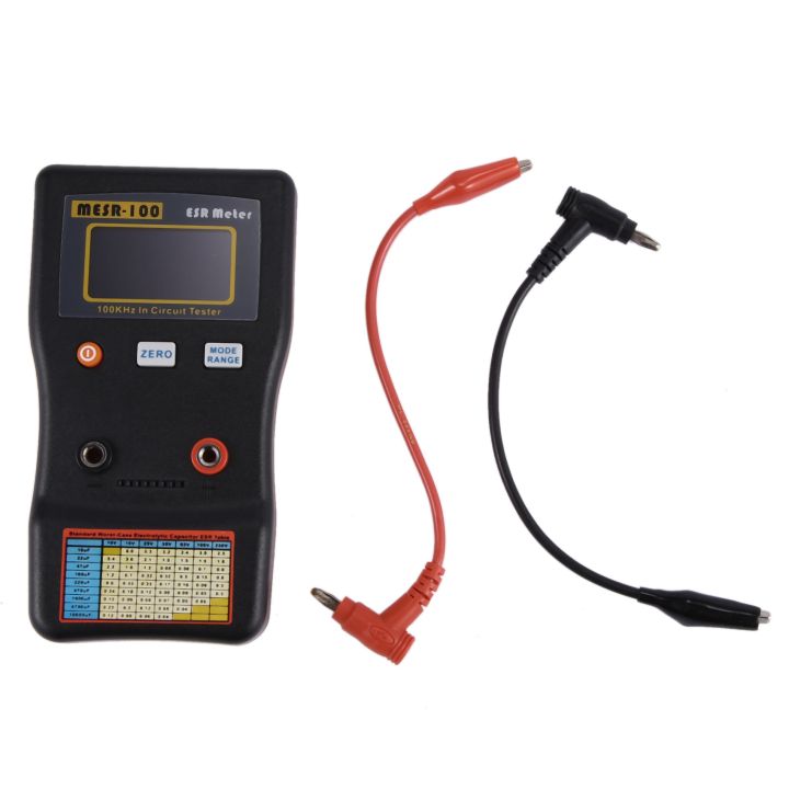 MESR-100 V2 Low Ohm Meter MESR-100 ESR LCR Capacitance Ohm Meter Professional Measuring Capacitance Resistance Capacitor Circuit Tester
