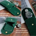 【ZIME】 Brand New Watch Storage Bag Portable Watch Bag Travel Watch Box Storage Box Green/Brown/Green. 