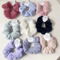 Winter Warm Soft Hair Scrunchies For Women Girls Cute Plush Elastic Hair Band Multicolor Rubber Band Hair Loop Hair Accessories Luyo. 