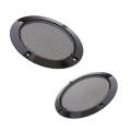 2X Speaker Grille Cover Loudspeaker Protective Mesh Cover Circle 4''+6.5''. 