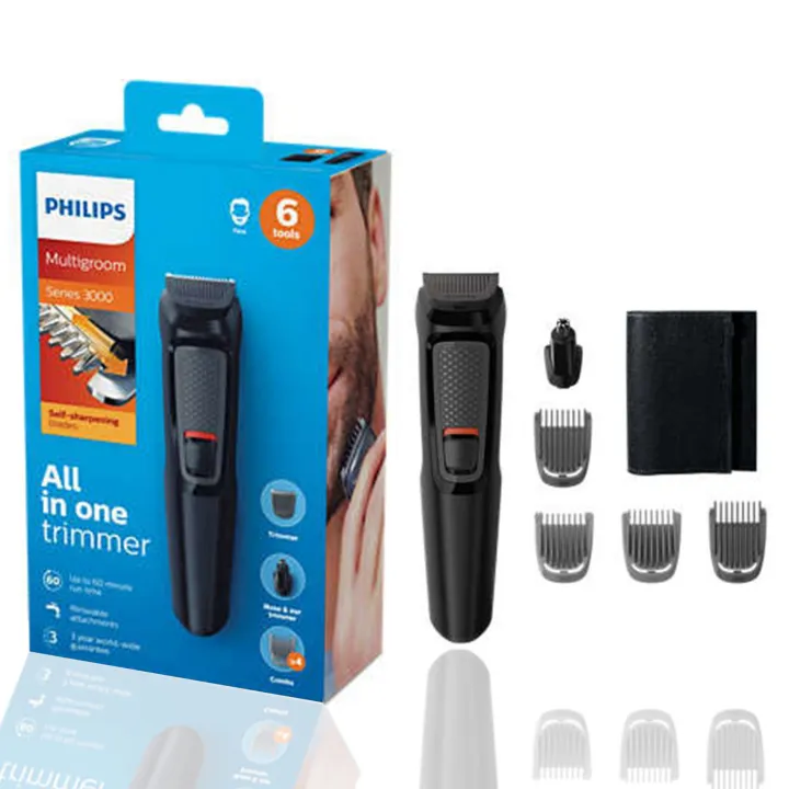 Philips%20Multi%20Groom%20Series%203000%206-In-1%20Face%20And%20Hair%206%20Tools%20Self-Sharpening%20Steel%20Blades%20Up%20To%2060%20Minutes%20Run%20Time%20All-In-One%20Trimmer%20-%20Image%203
