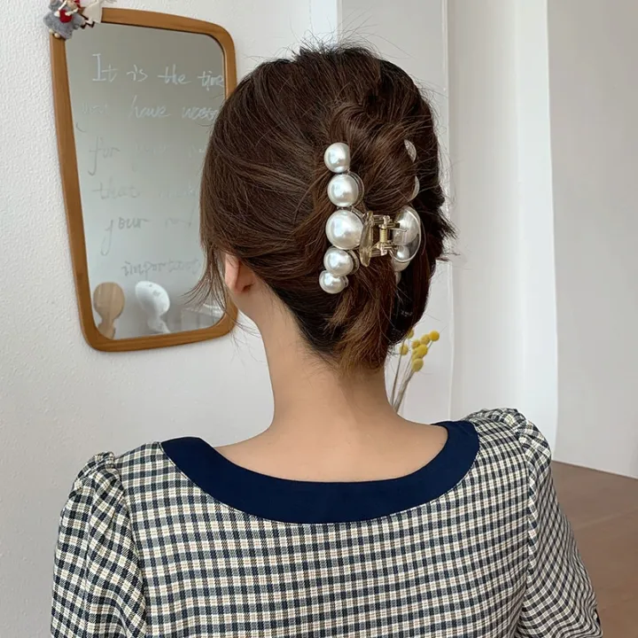 Shower%20Elegant%20Girls%20Hair%20Accessories%20Bath%20Imitation%20pearls%20Hair%20Pins%20Korean%20Hair%20Clips%20Hair%20Catch%20Women%20Hairpins%20Hair%20Holder%20Casual%20Hair%20Claw%20Hair%20Clamp%20-%20Image%203
