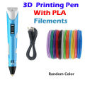 3D Printing Pen 3D Drawing Printing Doodler Pen For Kids,3D Doodling / Printer Pencil Pen With PLA filements. 