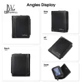 LouisWill Men Short Zipper Buckle Wallets PU Leather Fashion Wallets Business Mini Wallets Men Bags Retro Hand Bags Tri-fold Card Holders Coin Purse Clutches for Men. 
