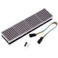 Max7219 Red/blue/ Green Led Microcontroller 4 In 1 One Display With 5p Line Dot Matrix Module 5v For Arduino Diy Kit 8x8. 