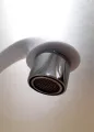 Kitchen Sink Tap 1/2'' PVC Long Round Neck White Lever type. 