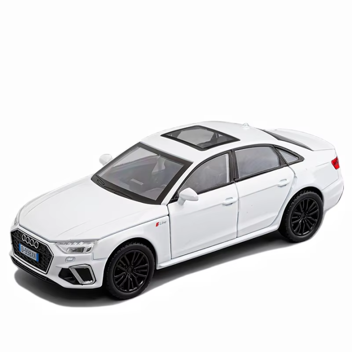 1 32 AUDI A4 Diecast Alloy Metal Model Car Sound Light Collection 1-32-audi-a4-diecast-alloy-metal-model-car-sound-light-collection