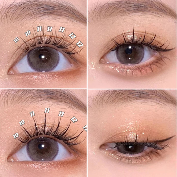 Dream%20Deer%20A/M%20Type%20A%20False%20Eyelashes%208-12mm%20Mix%20Lashes%20Natural%20Fairy%20Lash%20Korean%20Makeup%20Individual%20Cluster%20Eye%20Lashes%20-%20Image%202