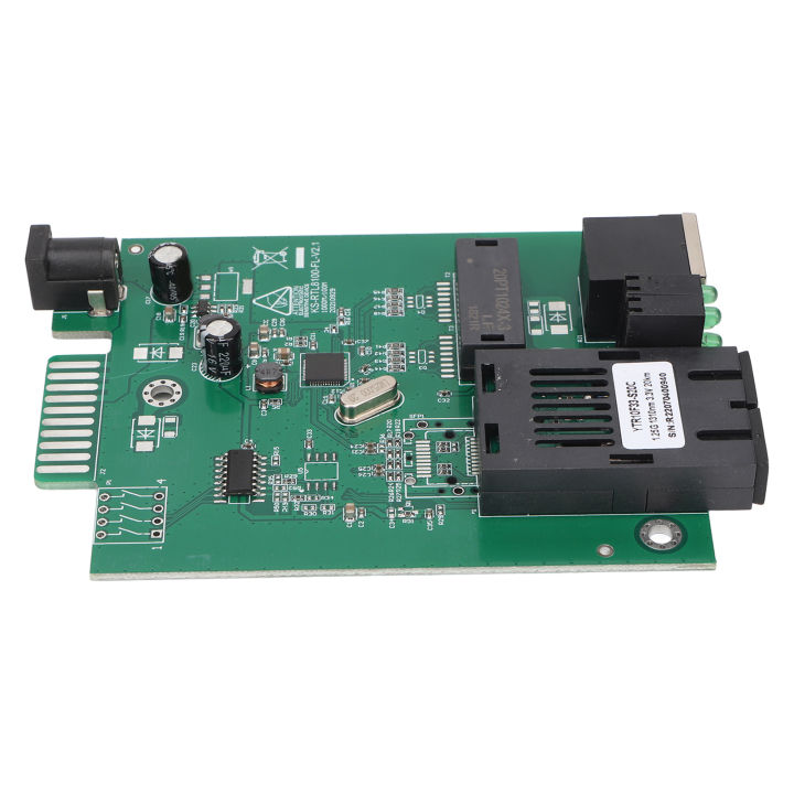 Fiber Transceiver, Dual Fiber Converter Module Plug and Play for Home