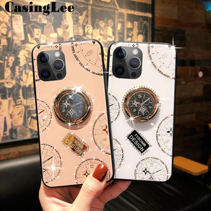 CasingLee For iPhone 11 Pro Max case Navigation Magnetic Ring